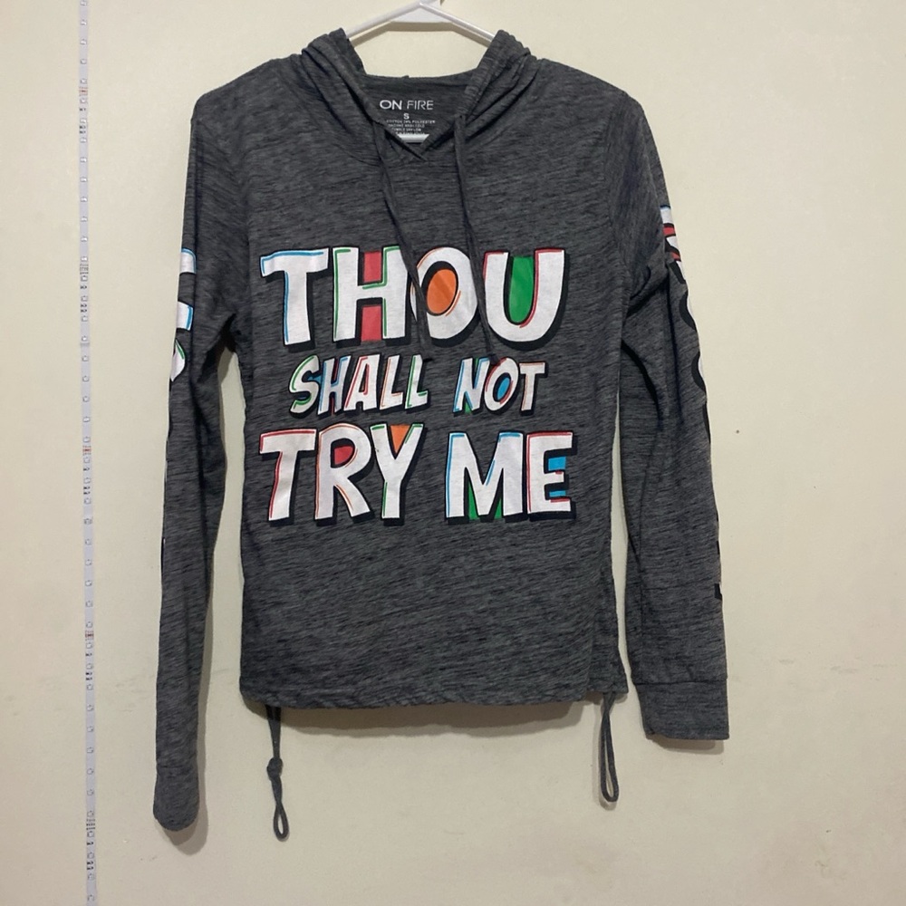 thou shall not try me hoodie shirt